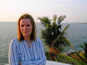 Annette im Hotel Mountlavinia