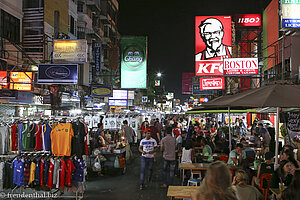 in der Khaosan Road bei Banglampoo