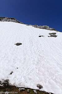 Schneefeld unterhalb der Silberen