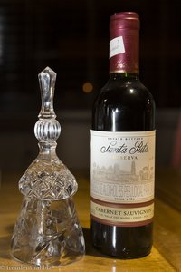 Teurer Wein aus Chile im Hotel Monasterio von San Agustín