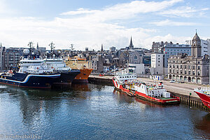 beim Hafen von Aberdeen