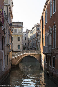 Es ist ruhig, am Morgen in San Marco.