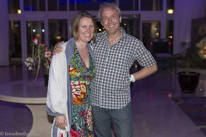 Anne und Lars vor dem Tanzen im Hilton Salalah