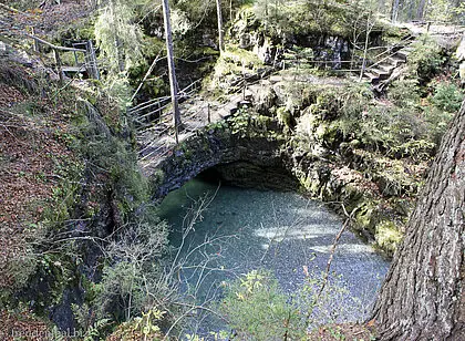 Naturbrücke Schwarzwasserbach