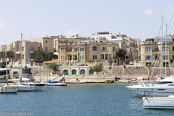 Yachten im Marsamxett Harbour bei Ta´Xbiex