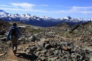 schöne Aussicht und Wanderwege auf dem Whistler