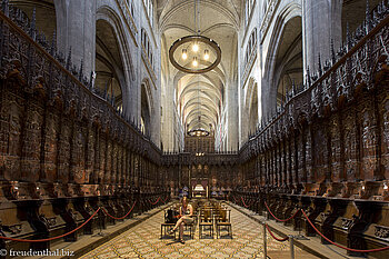 113 Chorgestühle in der Kathedrale Sainte Marie von Auch