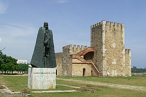 Beim Fort Ozama in Santo Domingo