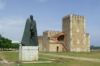 Beim Fort Ozama in Santo Domingo