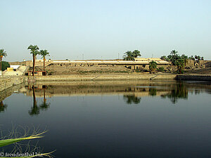 der Heilige See des Amun-Tempels bei Karnak