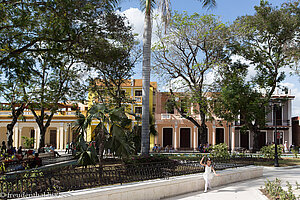 der Parque Cespedes in Bayamo