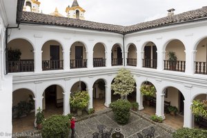 Kolonialer Patio des Hotel la Plazuela in Popayán