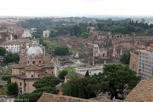 Bick über das Forum Romanum zum Palatin