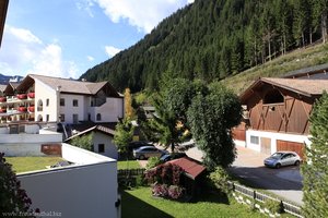 Ausblick vom Balkon Hotel Bergblick