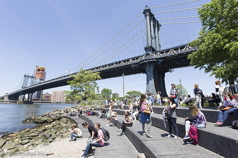 Blick auf die Manhattan Bridge