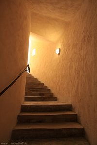 Treppe zum Eingang Schloss Wolfsthurn