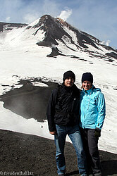 Annette und Lars auf dem Ätna