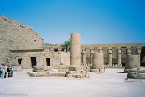 die riesige Tempelanlage von Karnak
