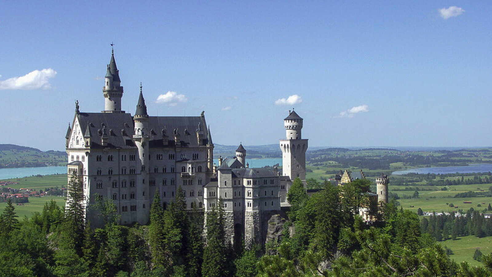 Schloss Neuschwanstein bei Schwangau im Allgäu