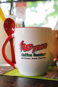 Cappuccino im Red Frog Coffee Roasters bei La Fortuna