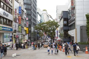 Stadtteil Myeong-dong in Seoul
