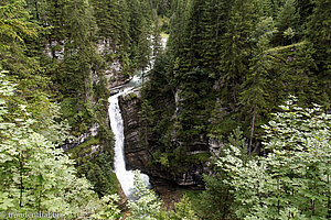 Der Rotlechwasserfall bei Berwang