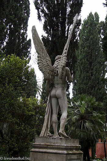 auf dem protestantischen Friedhof