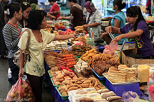 Auf dem Bidayuh-Markt in Serian