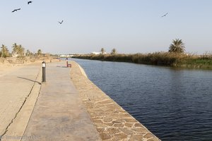 die Lagune Khor Al Baleed bei Salalah im Oman