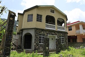 typisches Haus in Soufriere, St. Lucia