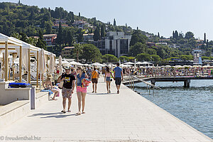 Uferpromenade bei Portoroz