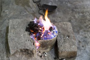 Ein Feuer für den Silberschmid