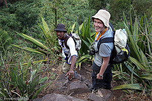 Joe und Annette im Gongon Tal