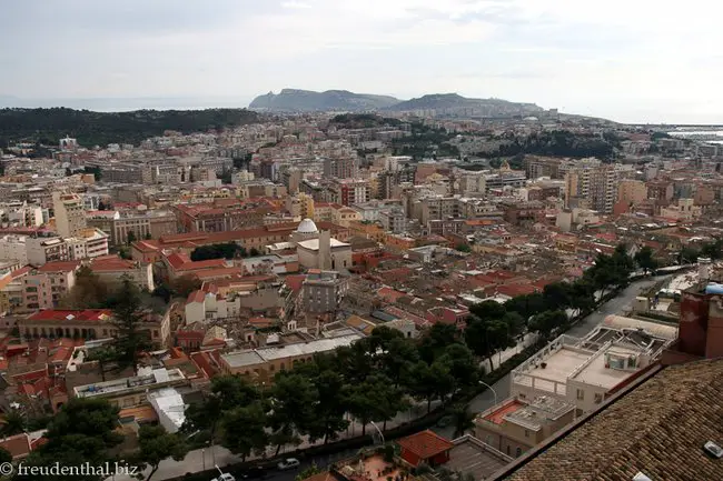 Cagliari - Blick von der Festung über die Stadt