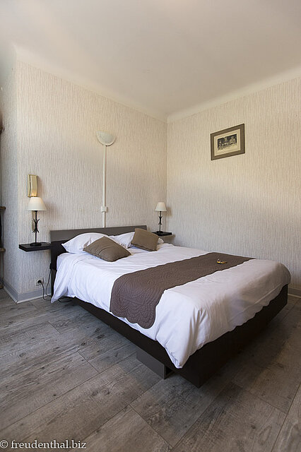 unser Zimmer im Hotel des Grottes in Cabrerets