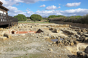Die Ruinen des Hauses Dionysos