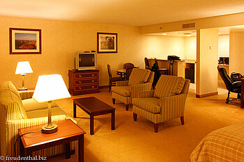 Wohnbereich der Sheraton-Suite (Zimmer 254)