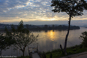 morgendlicher Blick auf den Mekong