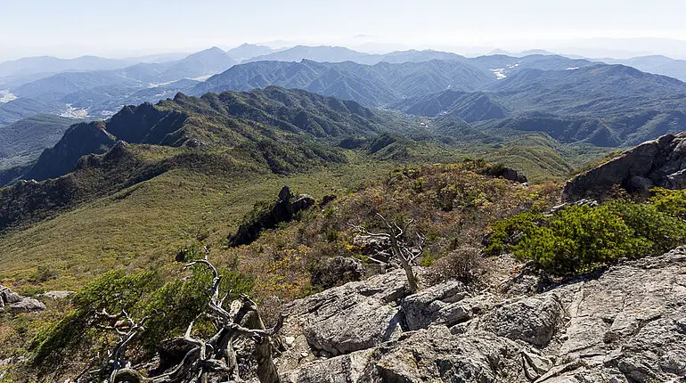 Traumhafte Aussicht über den Gayasan Nationalpark