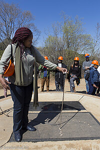 Geographieunterricht auf dem Weg zu den Sterkfontein Caves