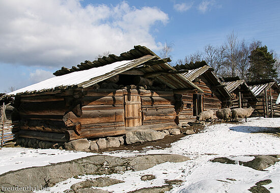 Traditioneller Hof in Skansen
