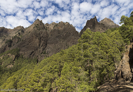 Schöne, aber lange Wanderung durch den Krater des Taburiente