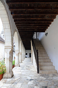 Treppenaufgang im Kloster Chrysorrogiatissa