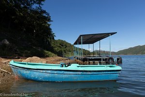 Bootsanleger vom Restaurant Rio Negro beim Embalse Hanabanilla