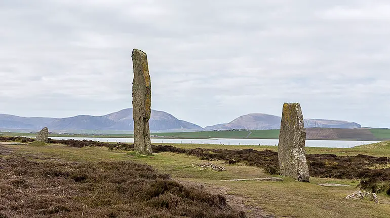 Stehende Steine beim Ring of Brodgar