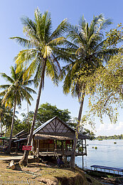 Uferweg auf Don Det in Laos