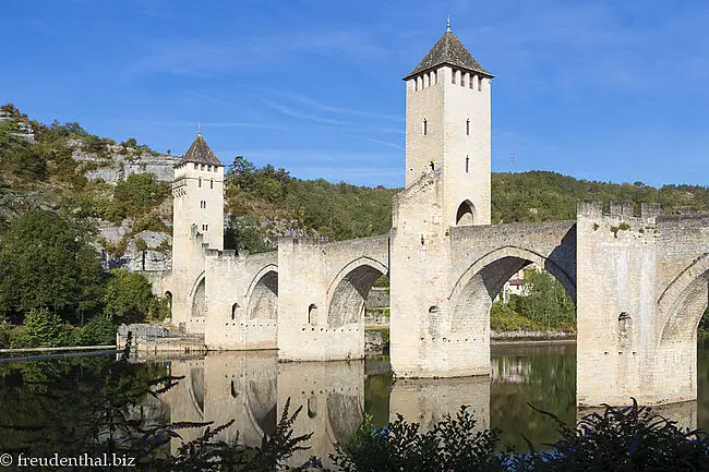 Pont Valentré bei der Rundreise durch die Midi-Pyrénées