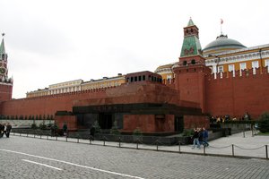 Roter Platz und das Lenin-Mausoleum