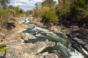 Der Khon Pa Soi Wasserfall auf Don Khon