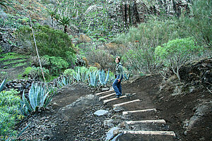 Abstieg in die Masca-Schlucht